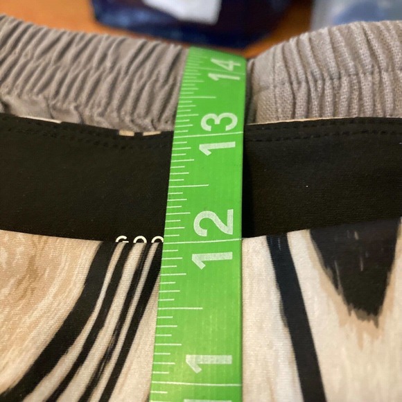 Good American Leggings Womens Sz 3 L Beige Zebra Stretch High Rise Pull On Pants - Picture 7 of 8